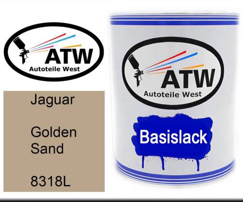 Jaguar, Golden Sand, 8318L: 1L Lackdose, von ATW Autoteile West.